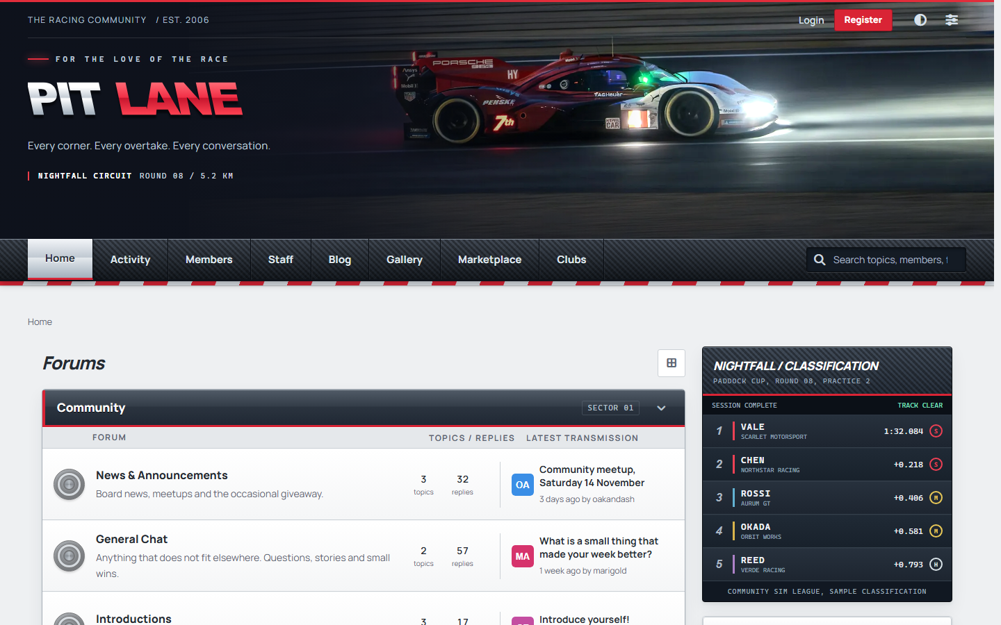 Pit Lane