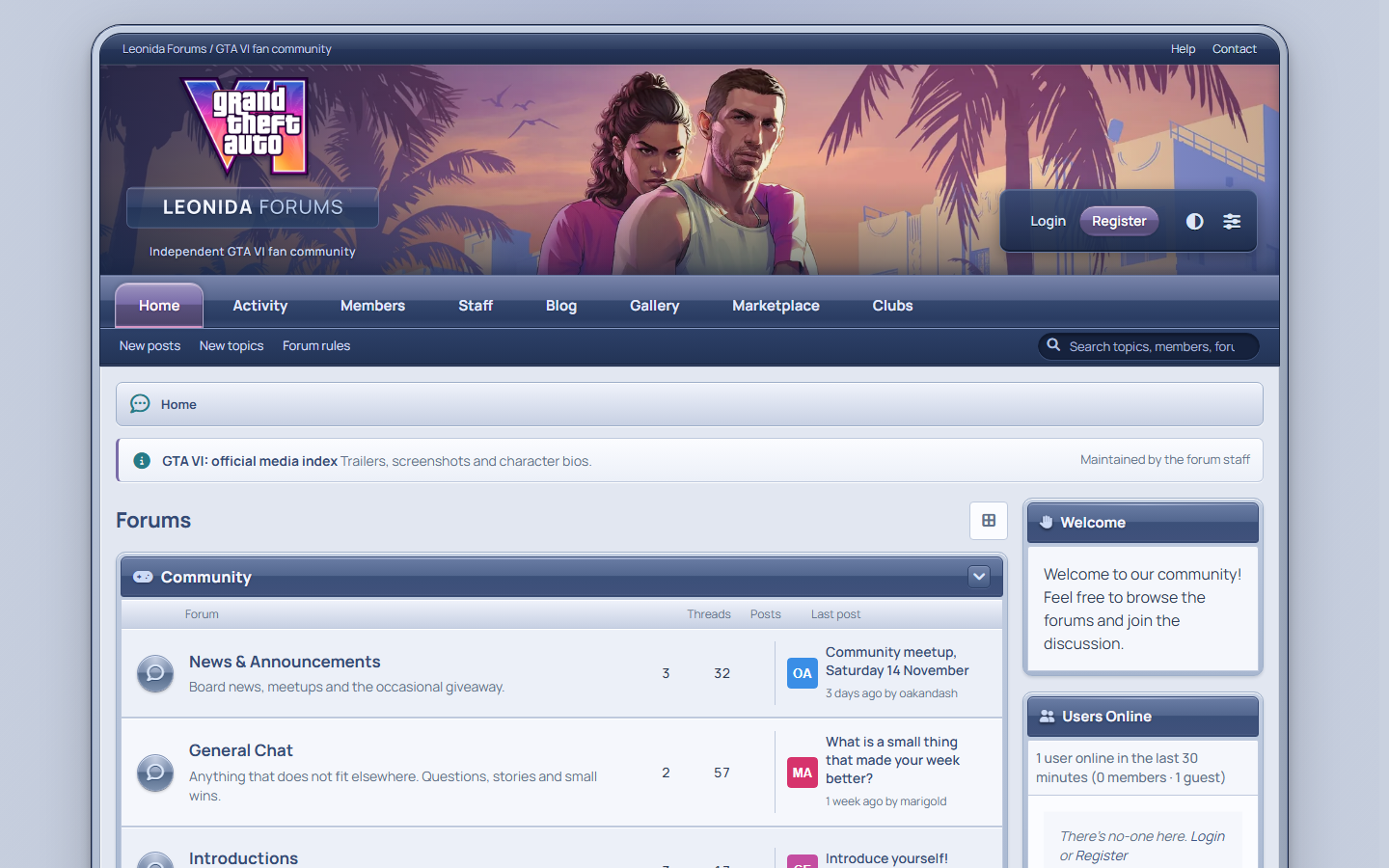 Leonida Forums