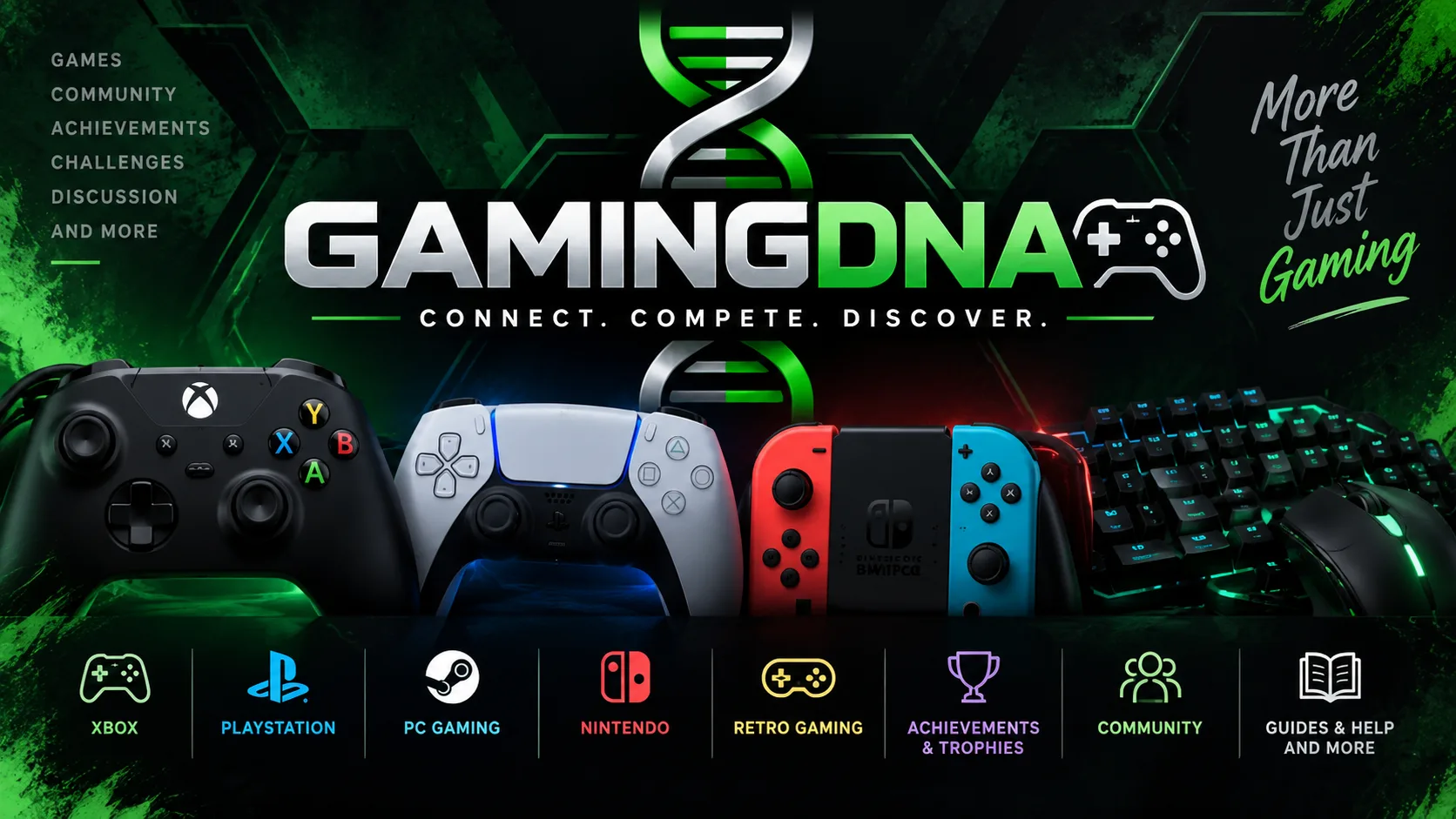GamingDNA โ Connect. Compete. Discover.