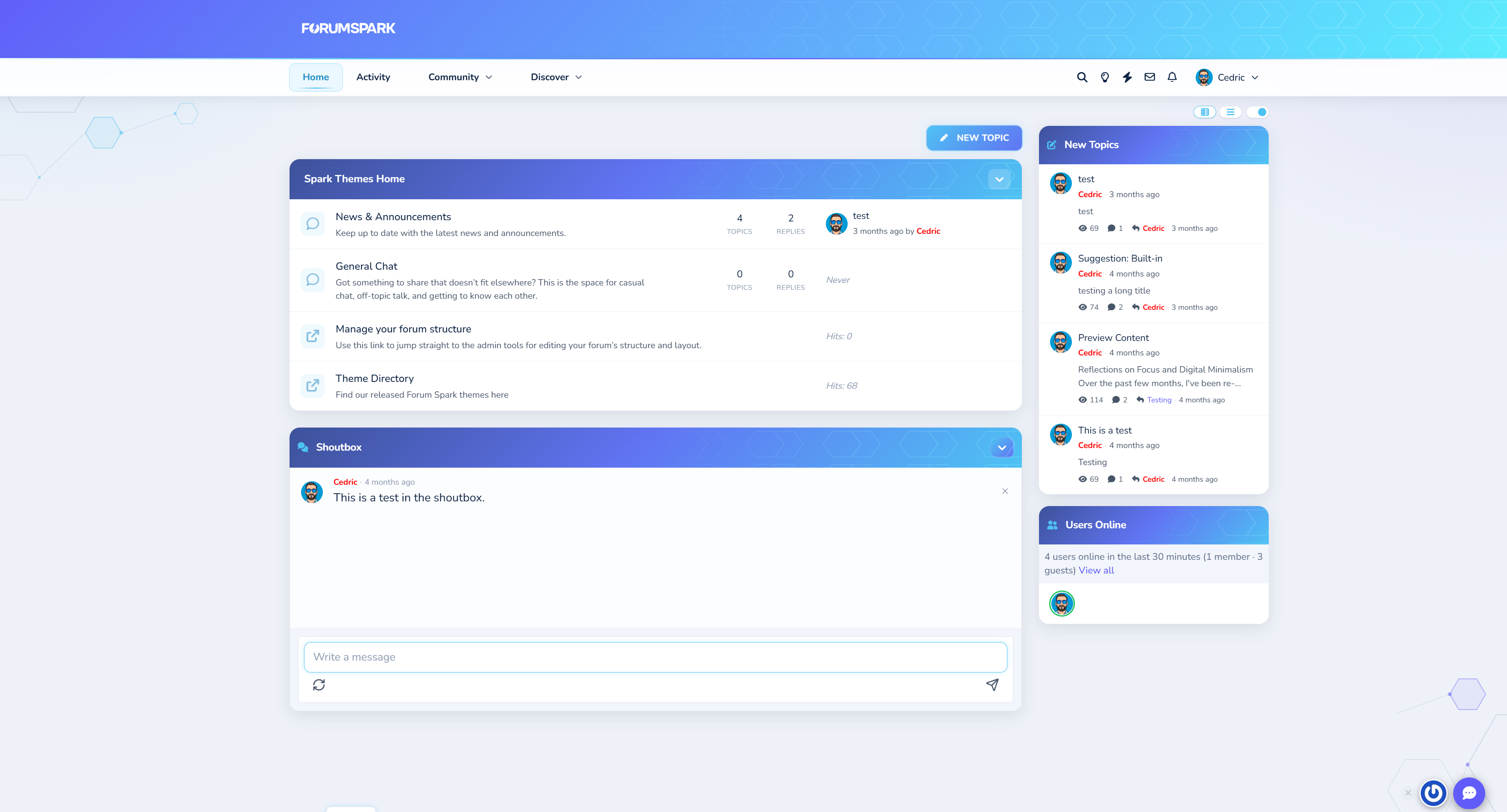 Hexagon screenshot