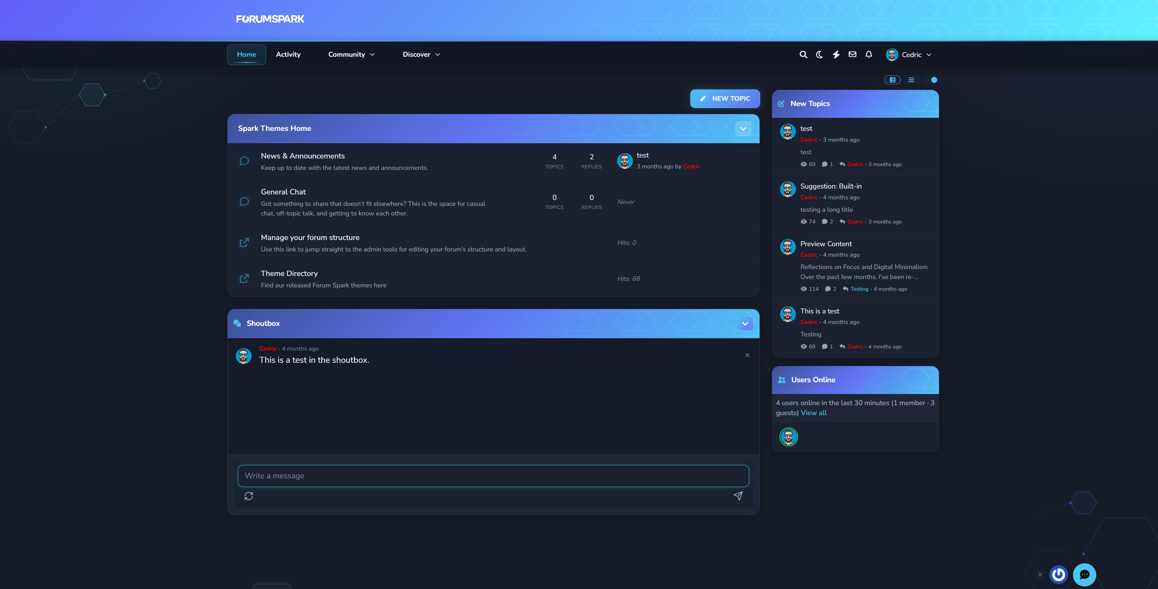 Hexagon screenshot