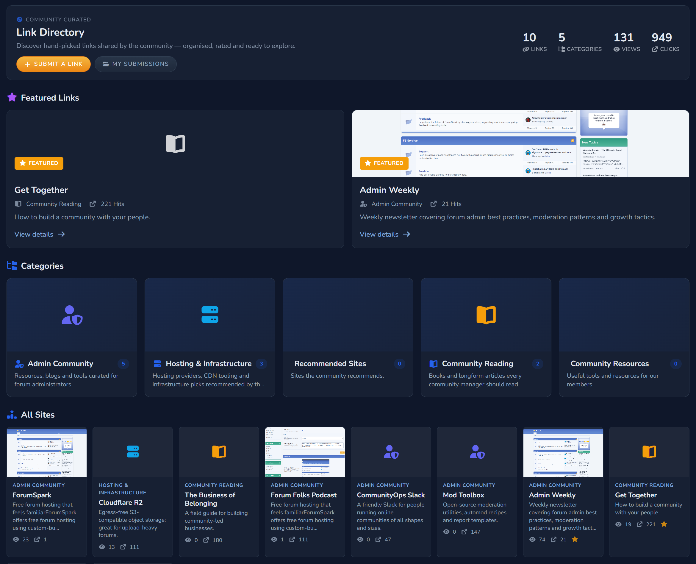 Link Directory screenshot
