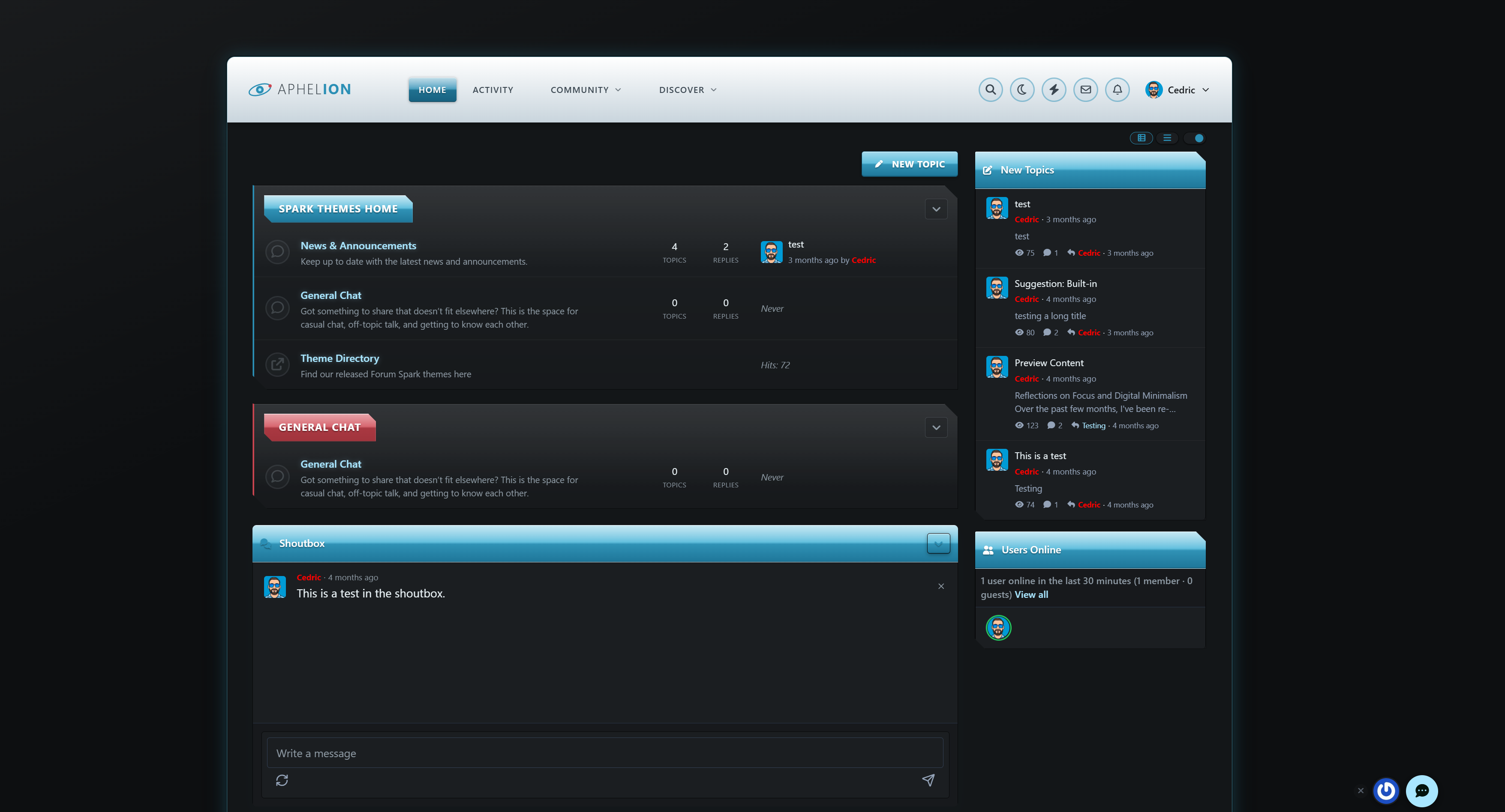 Aphelion screenshot