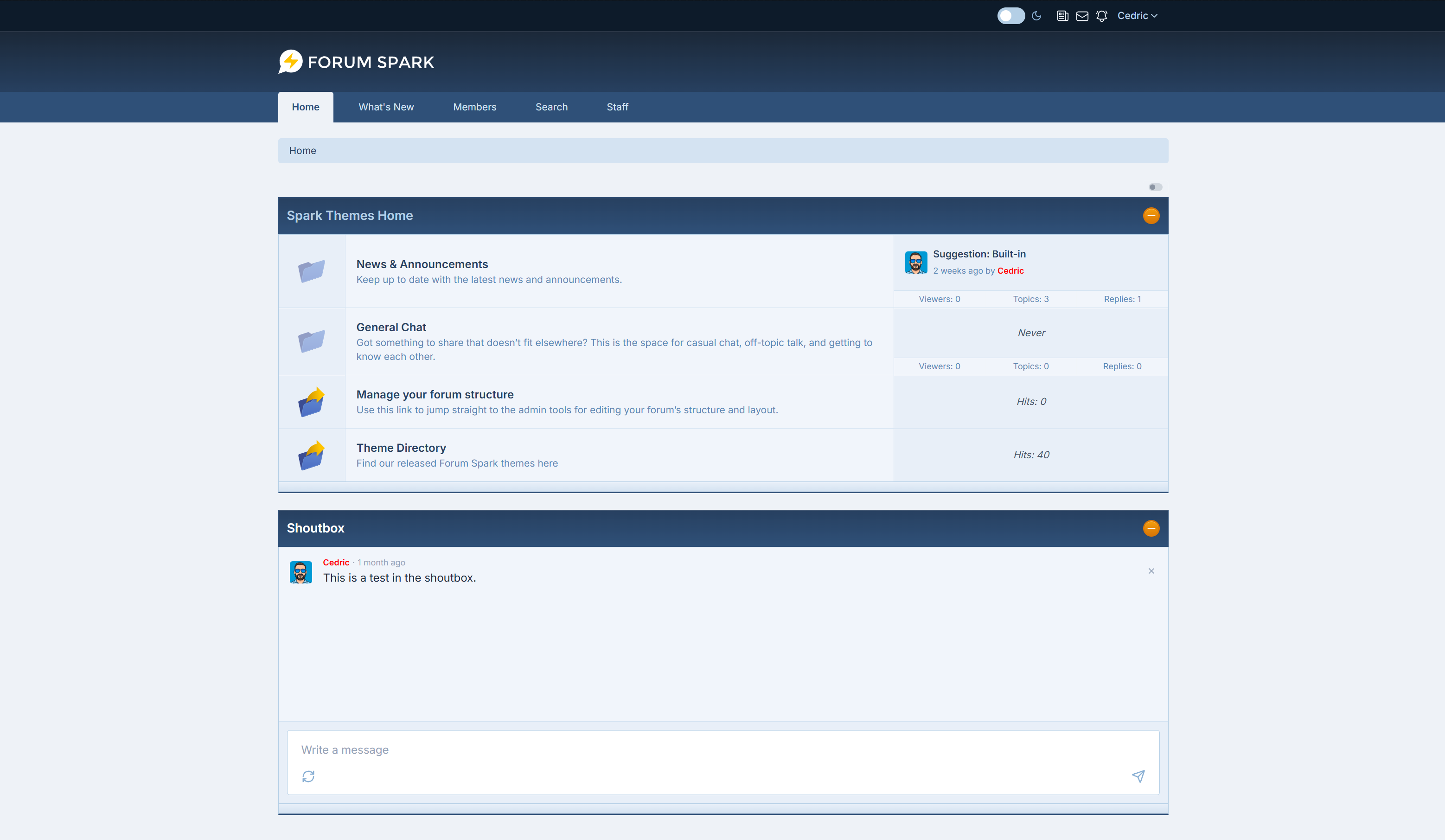 Navy Blue screenshot