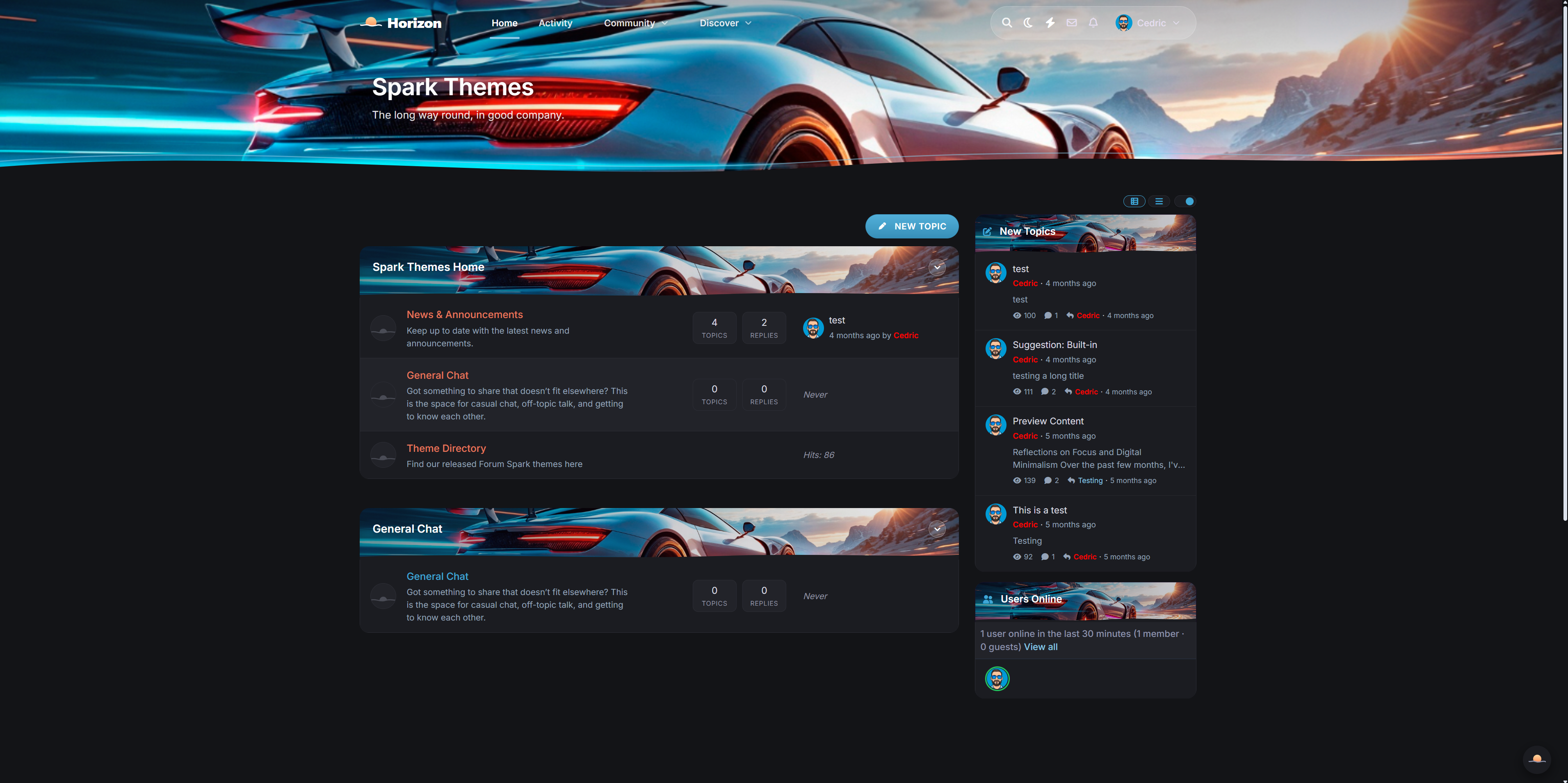 Horizon screenshot
