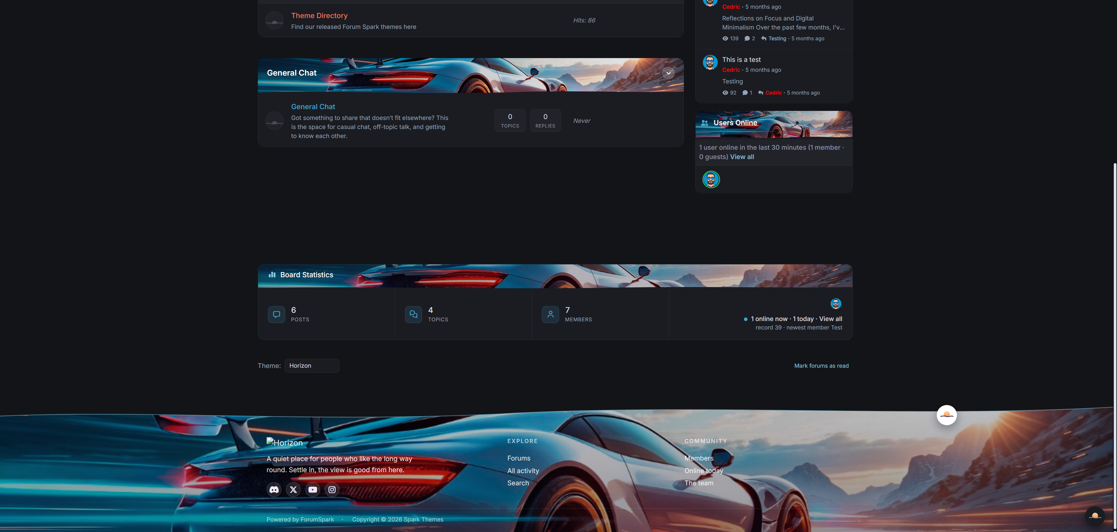Horizon screenshot