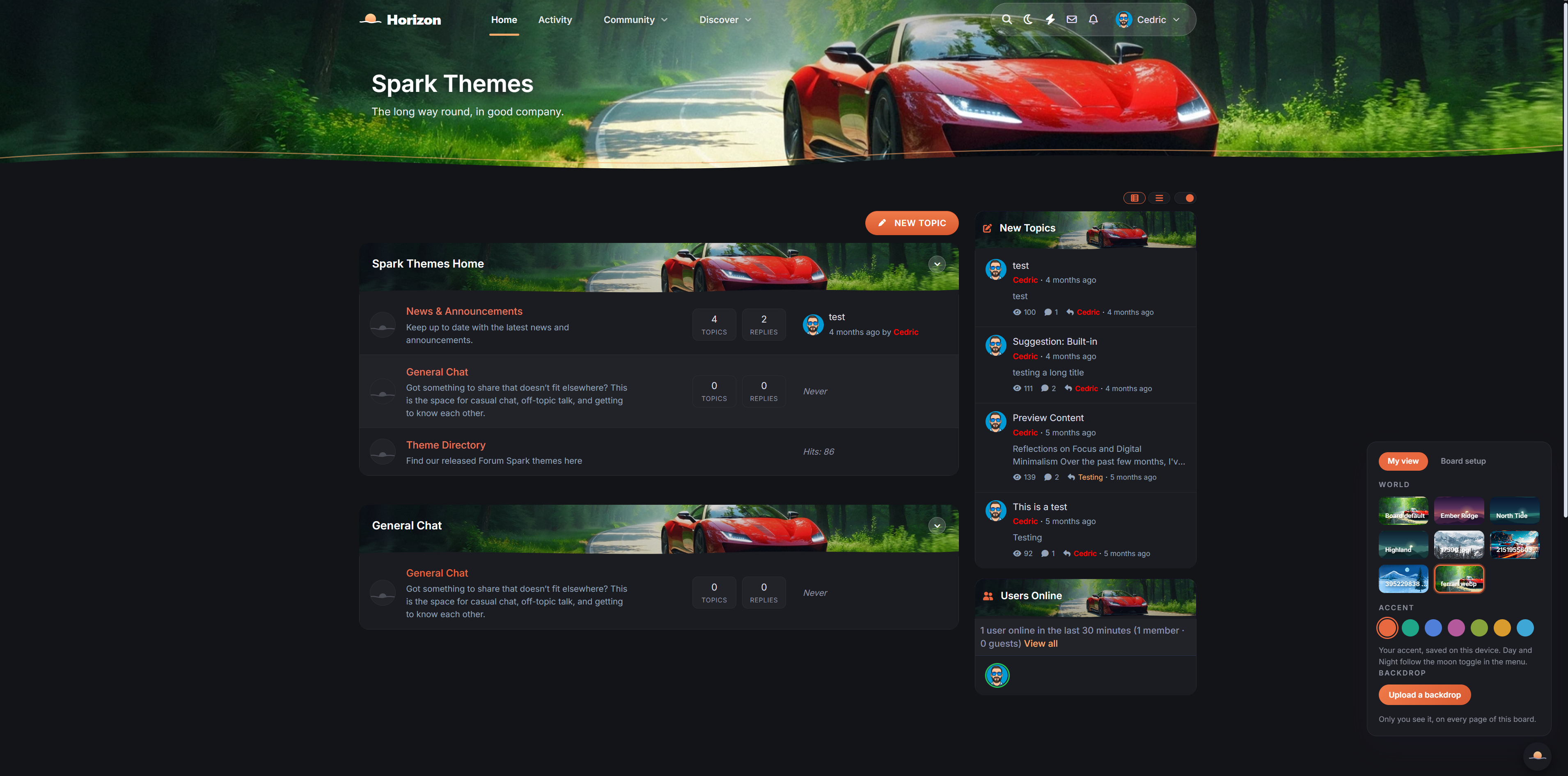 Horizon screenshot