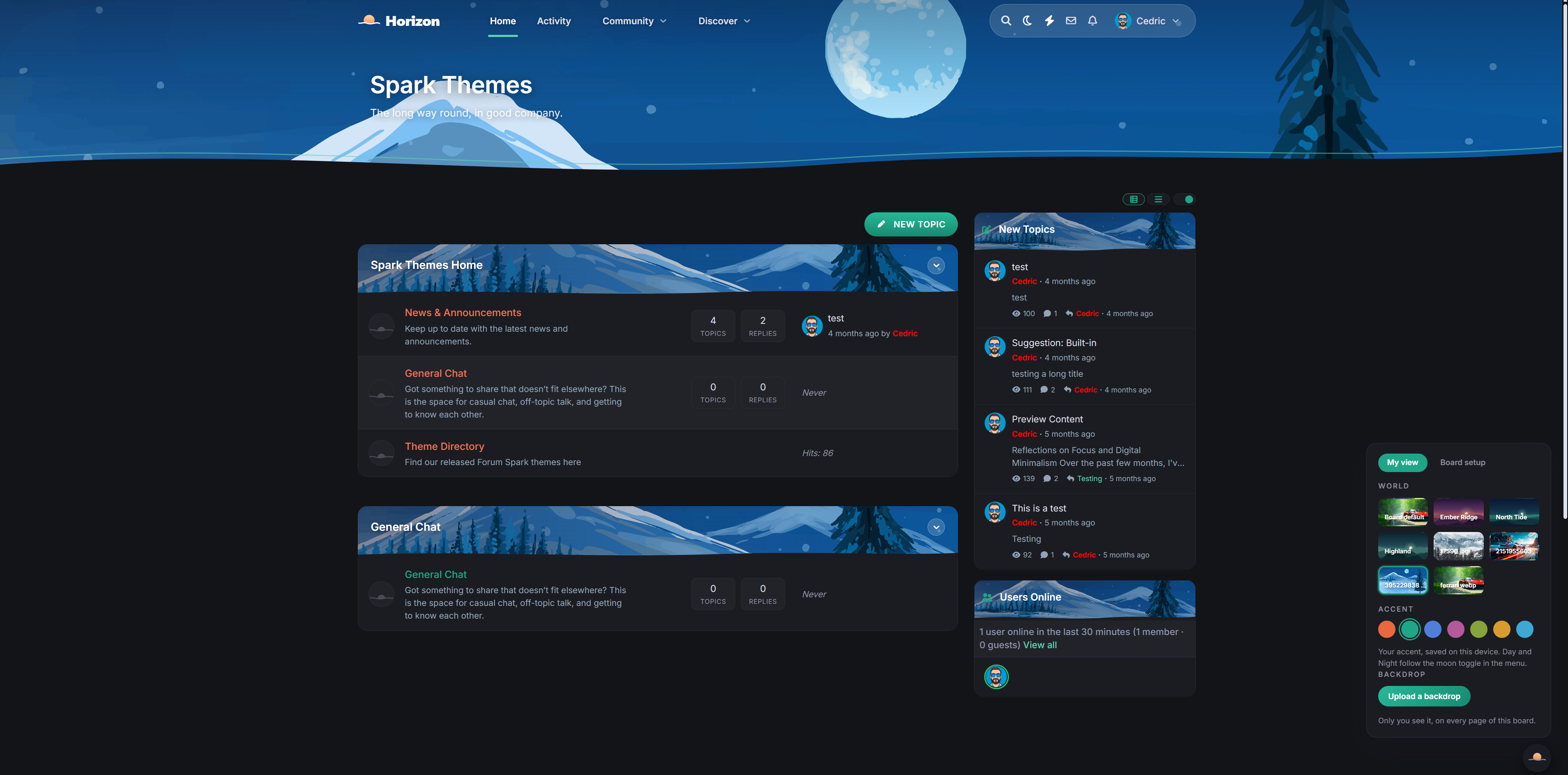 Horizon screenshot
