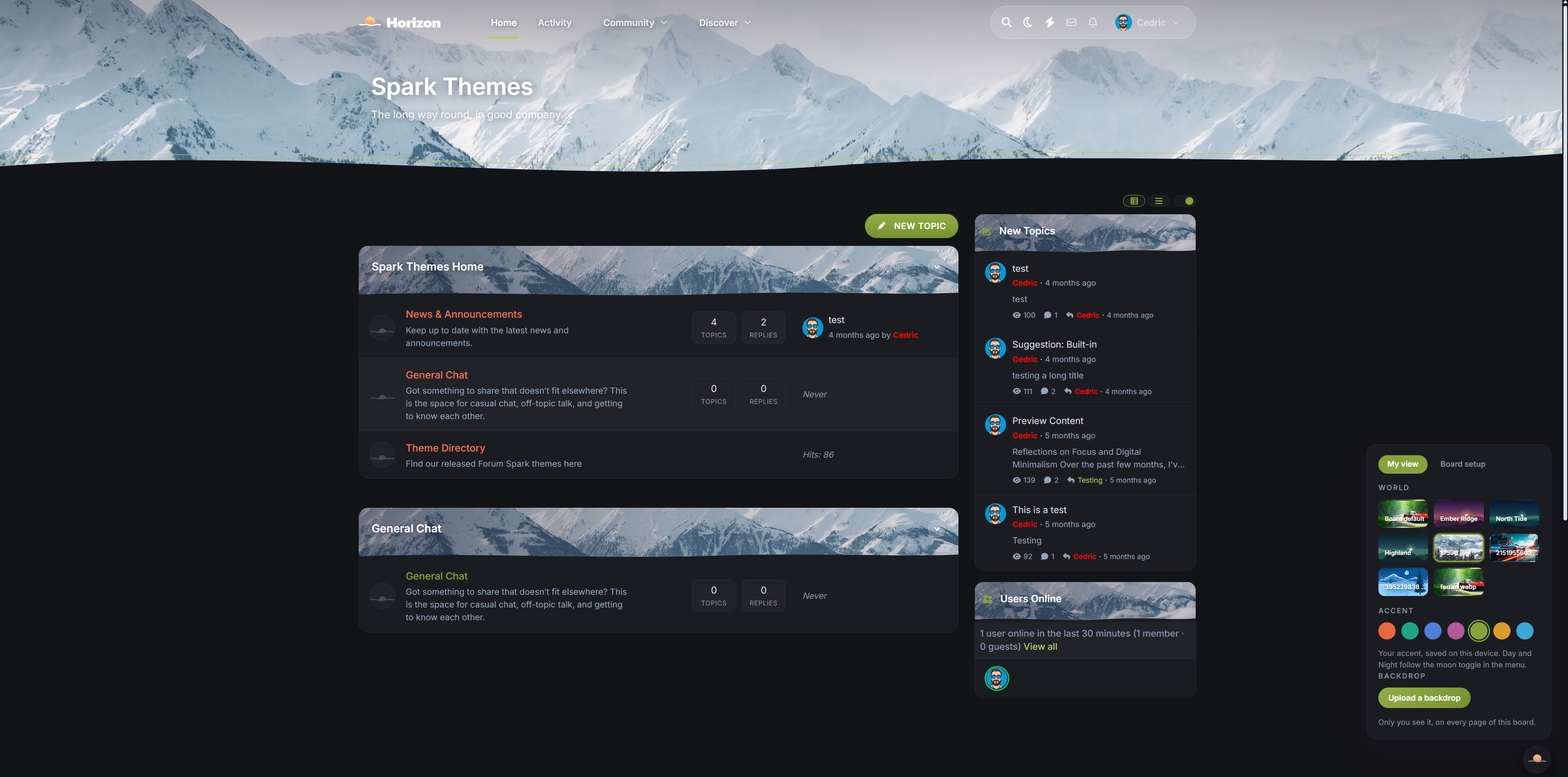 Horizon screenshot