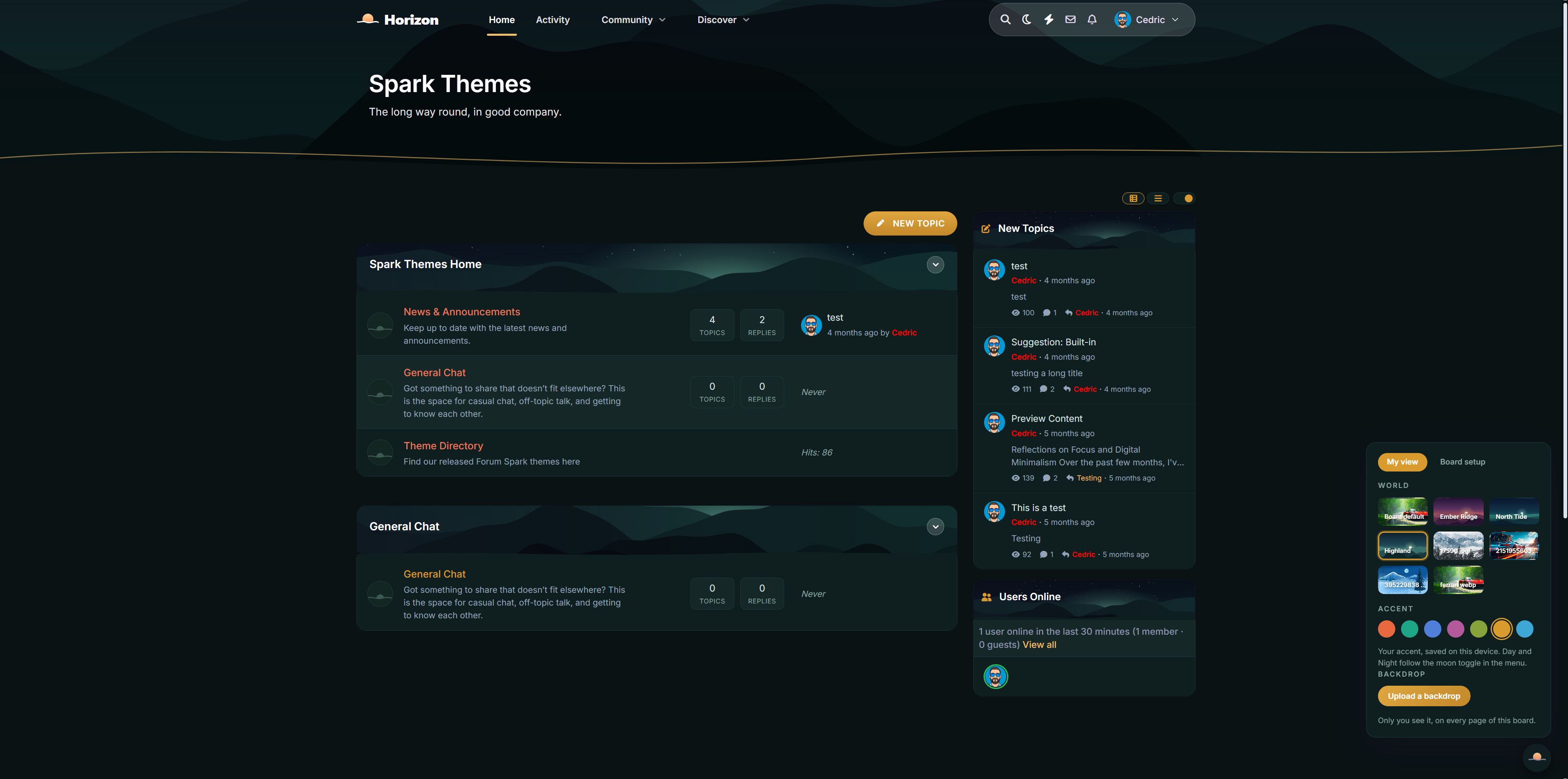Horizon screenshot