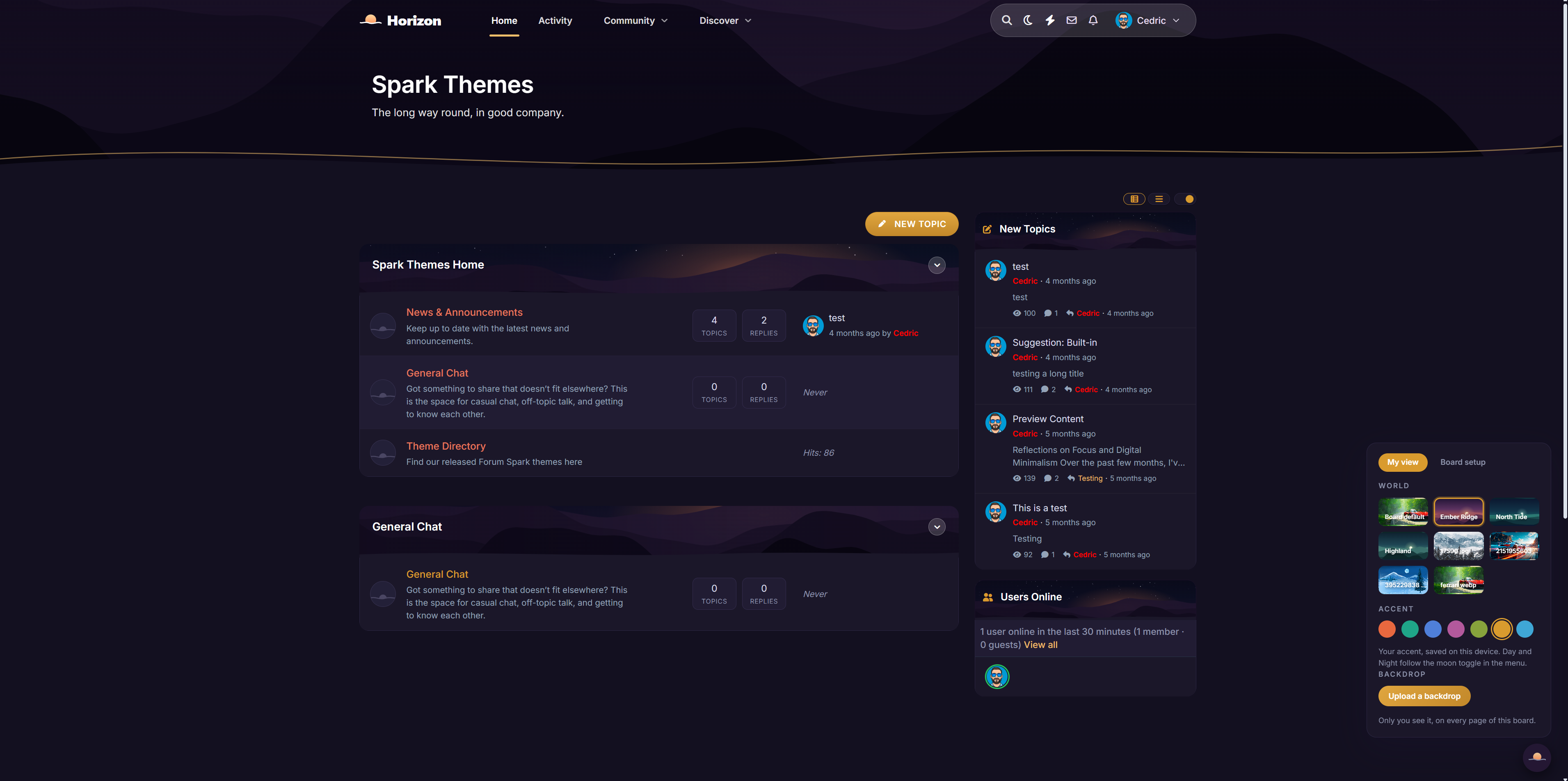Horizon screenshot