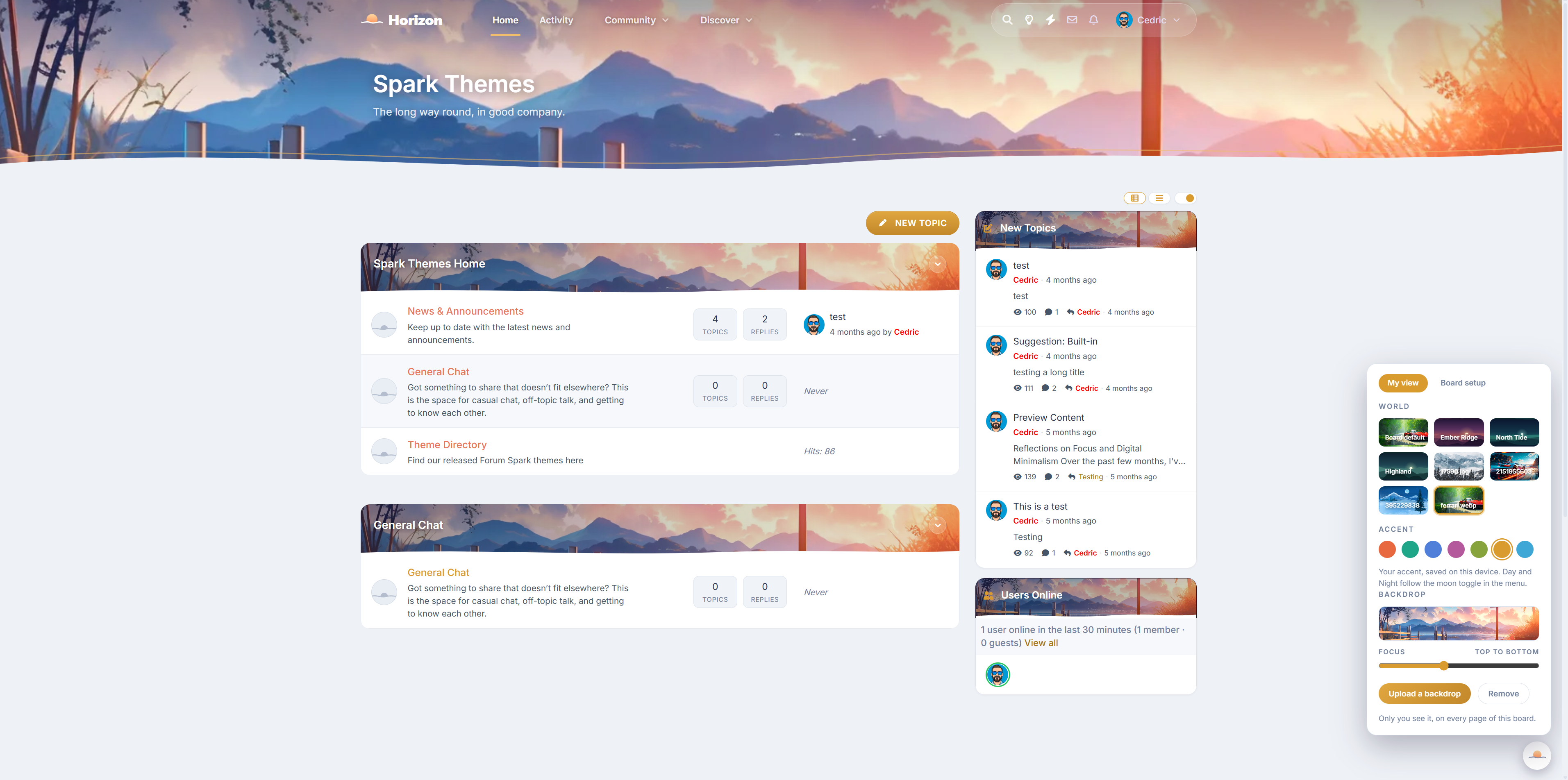 Horizon screenshot