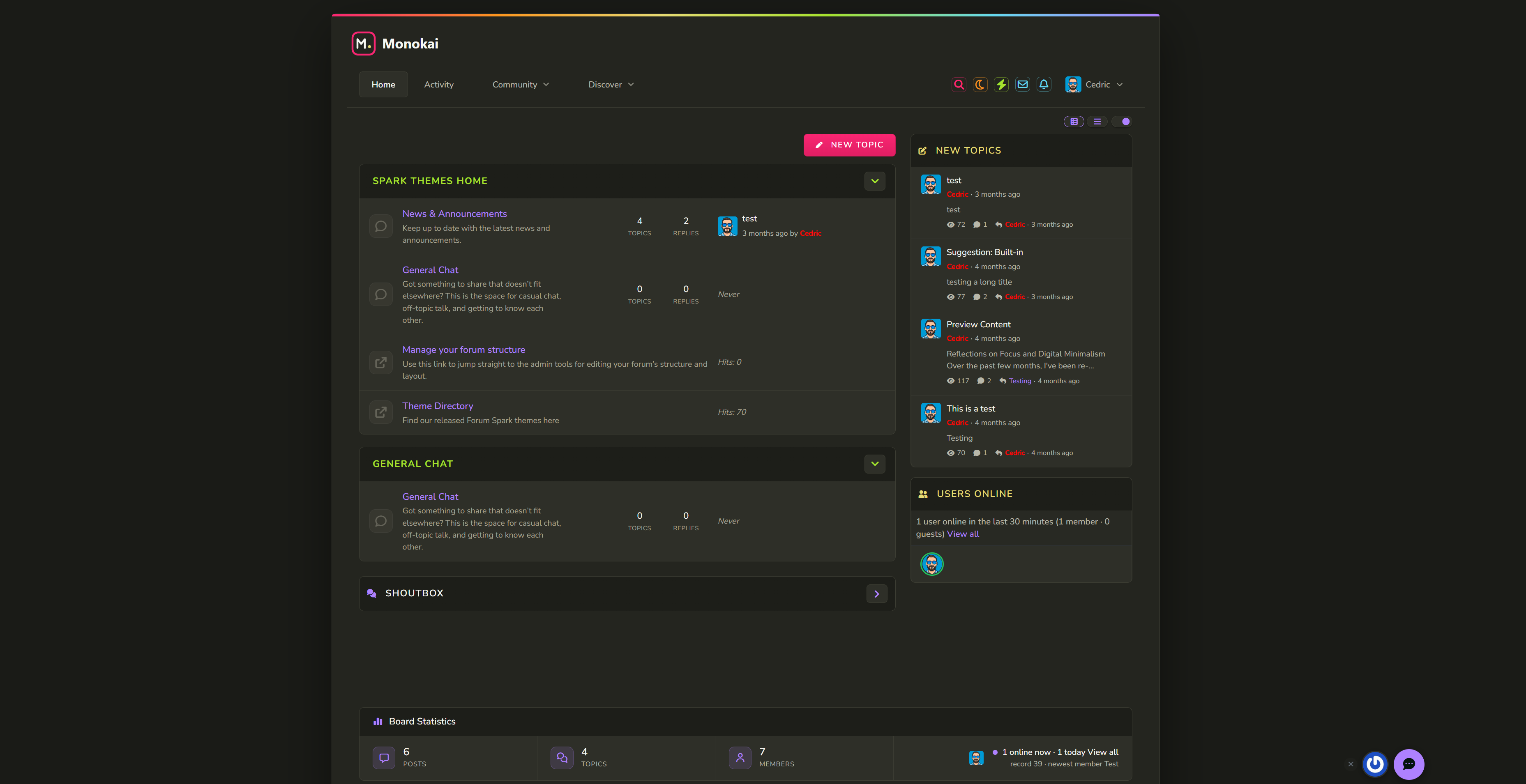 Monokai screenshot