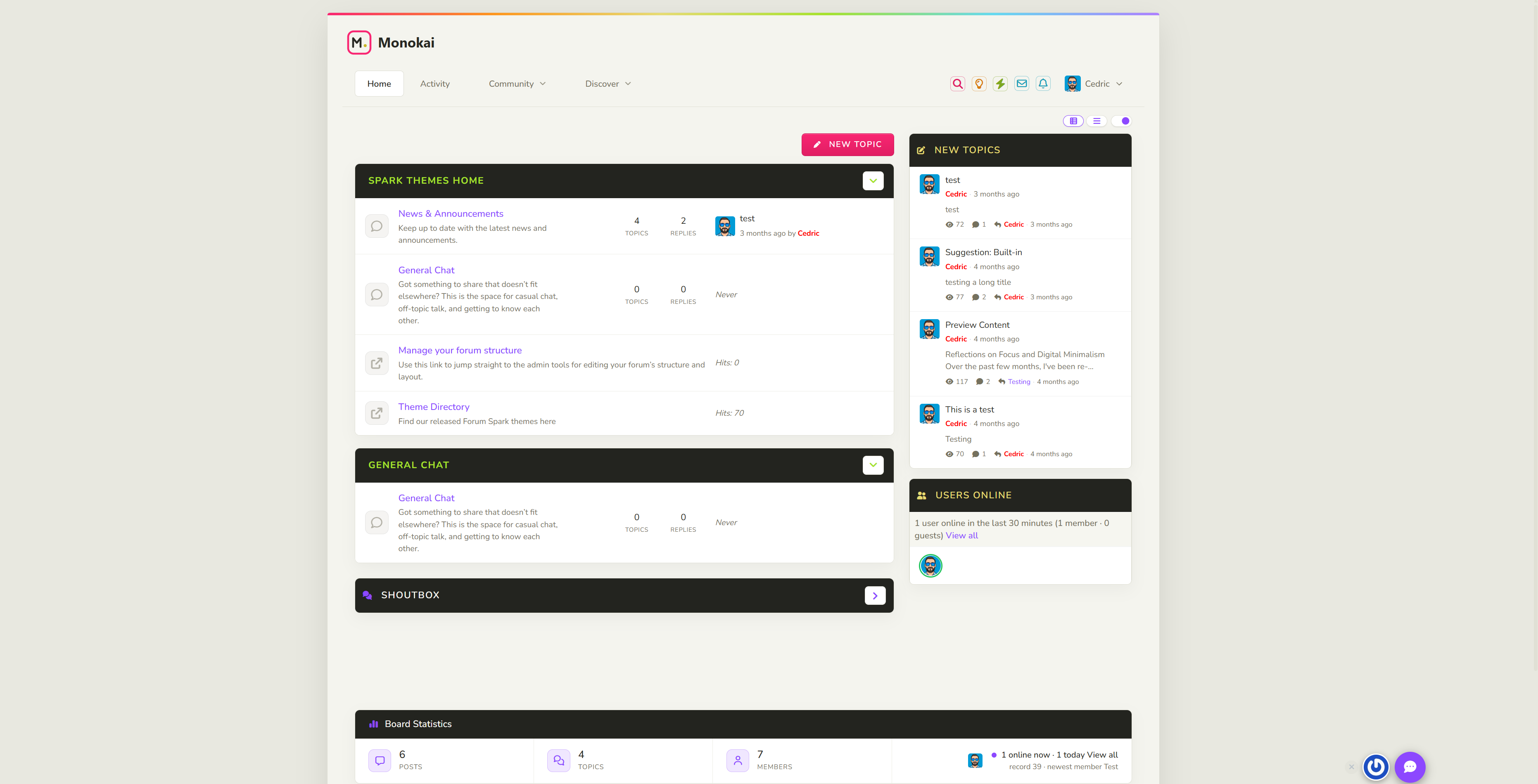 Monokai screenshot