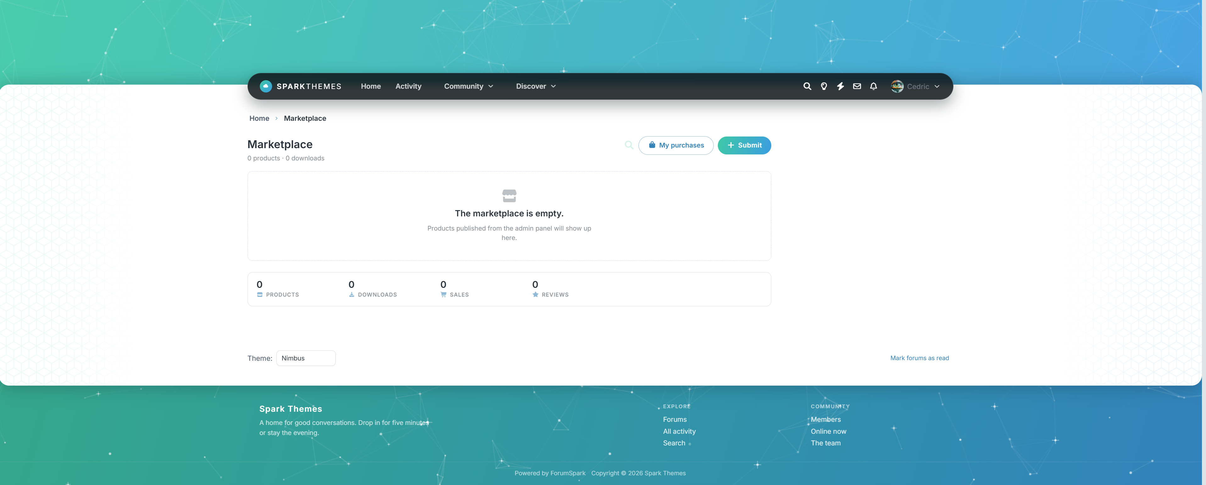 Nimbus screenshot
