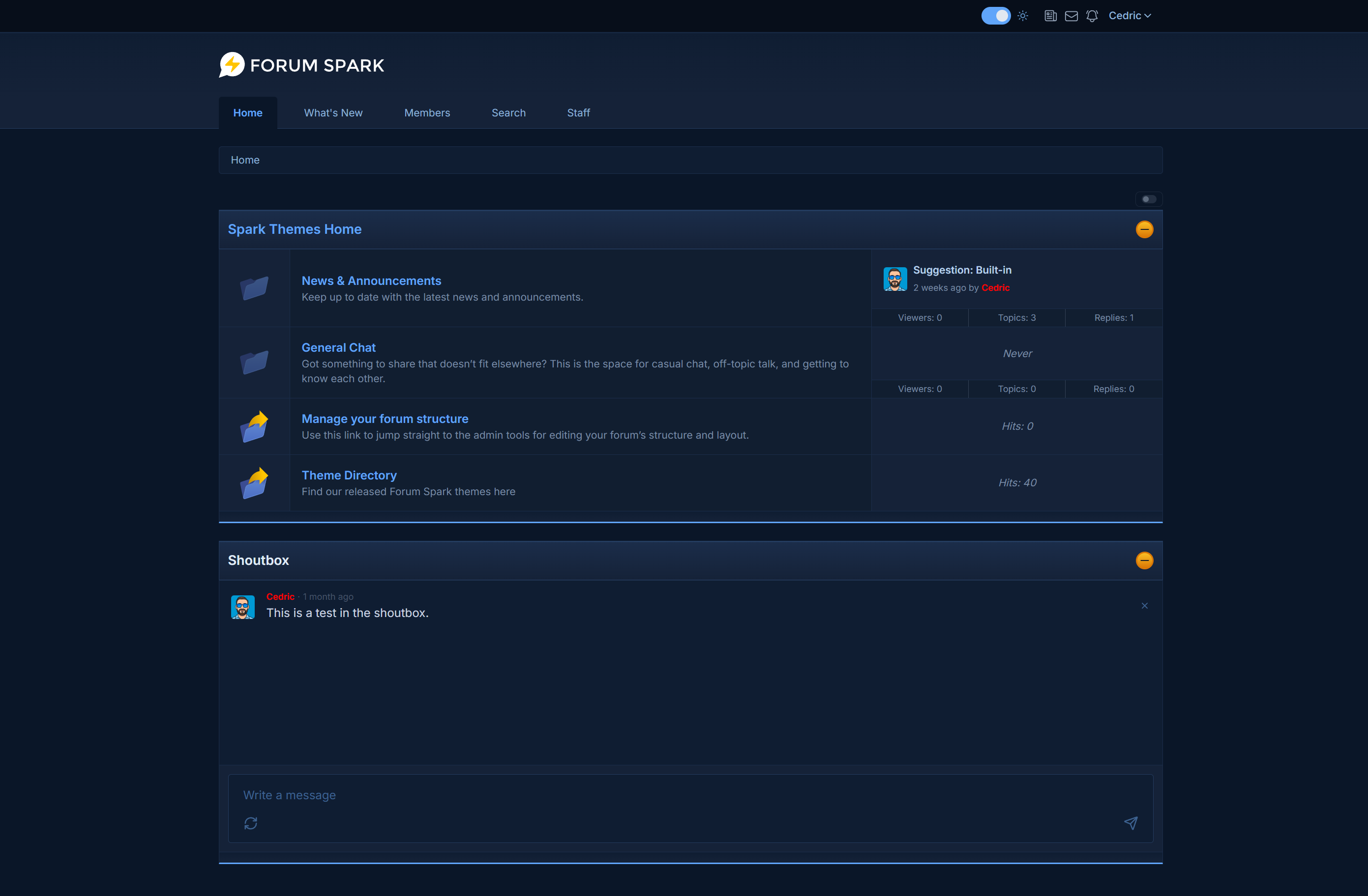 Navy Blue screenshot