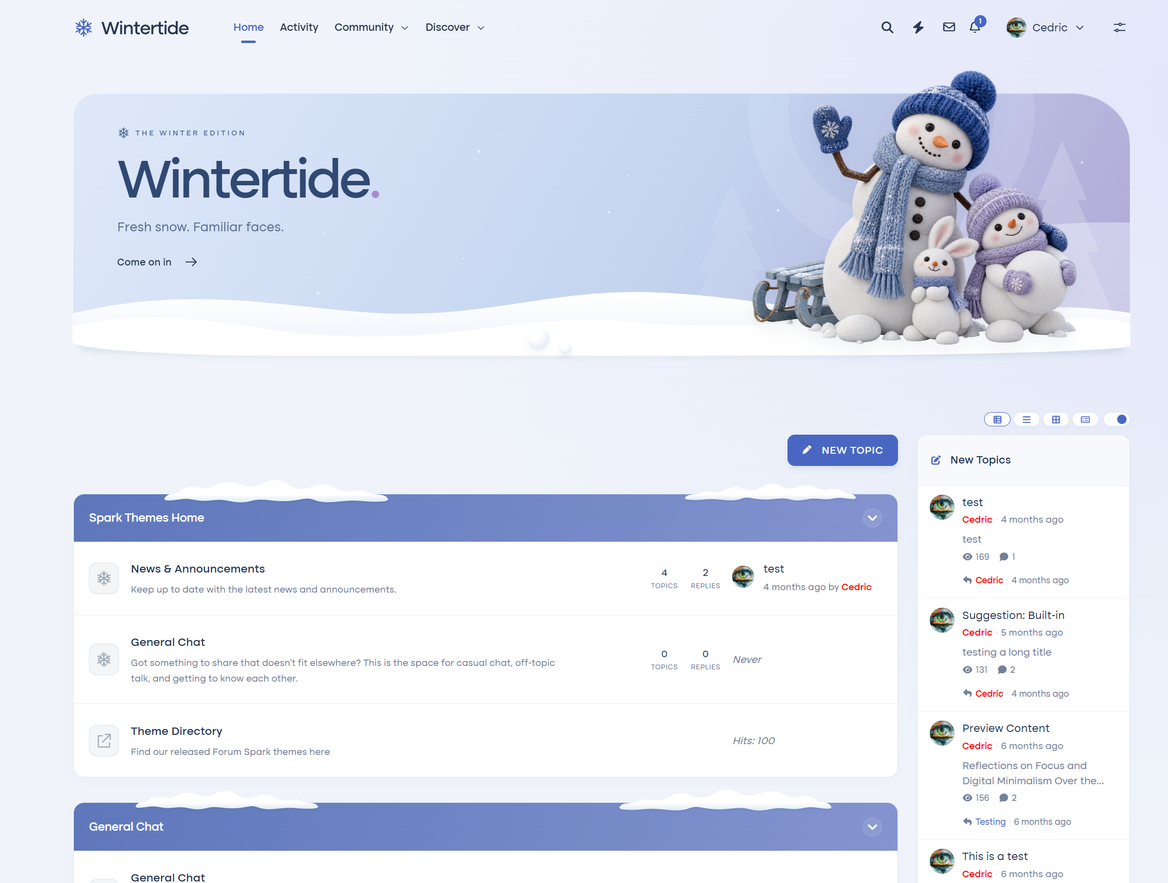 Wintertide screenshot